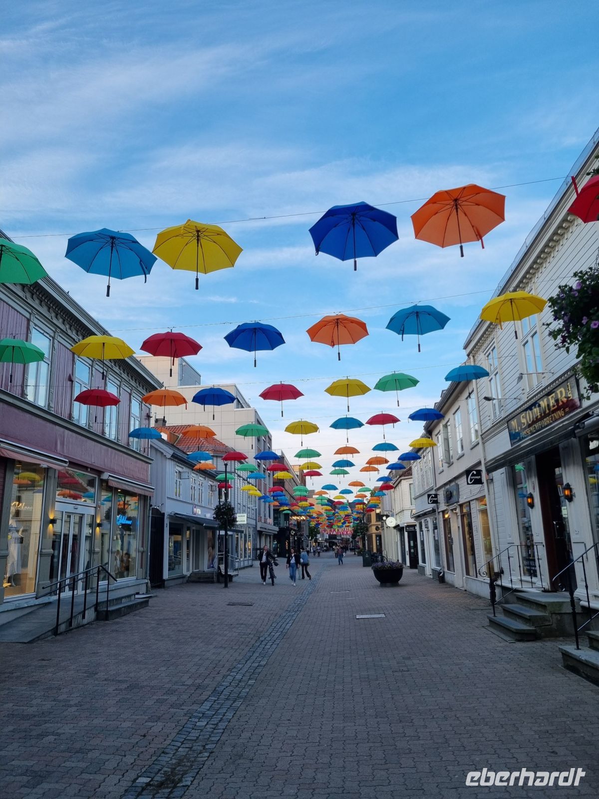 Trondheim - Fußgängerzone im Stadtzentrum 