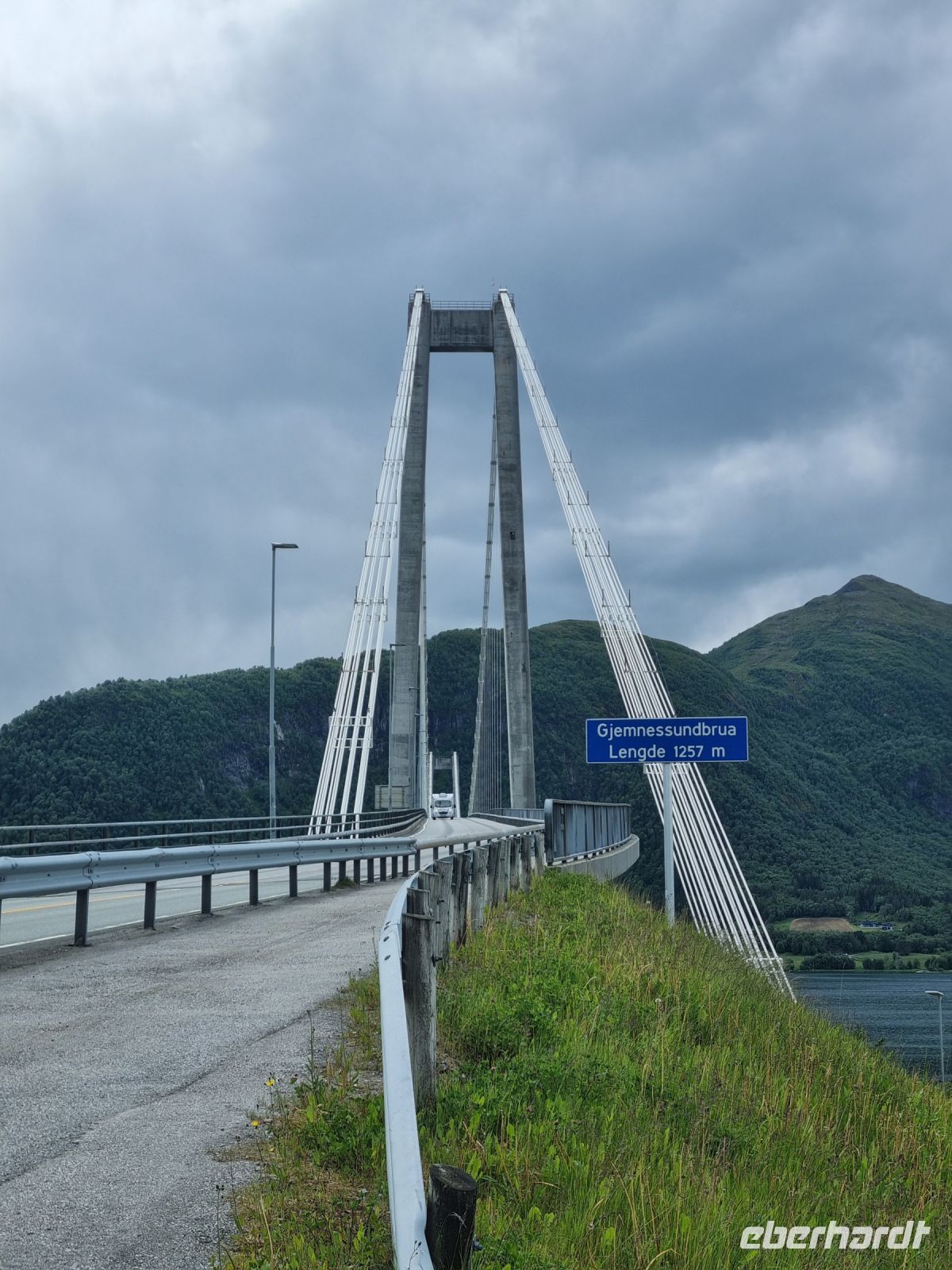 Gjemnessund-Hängebrücke