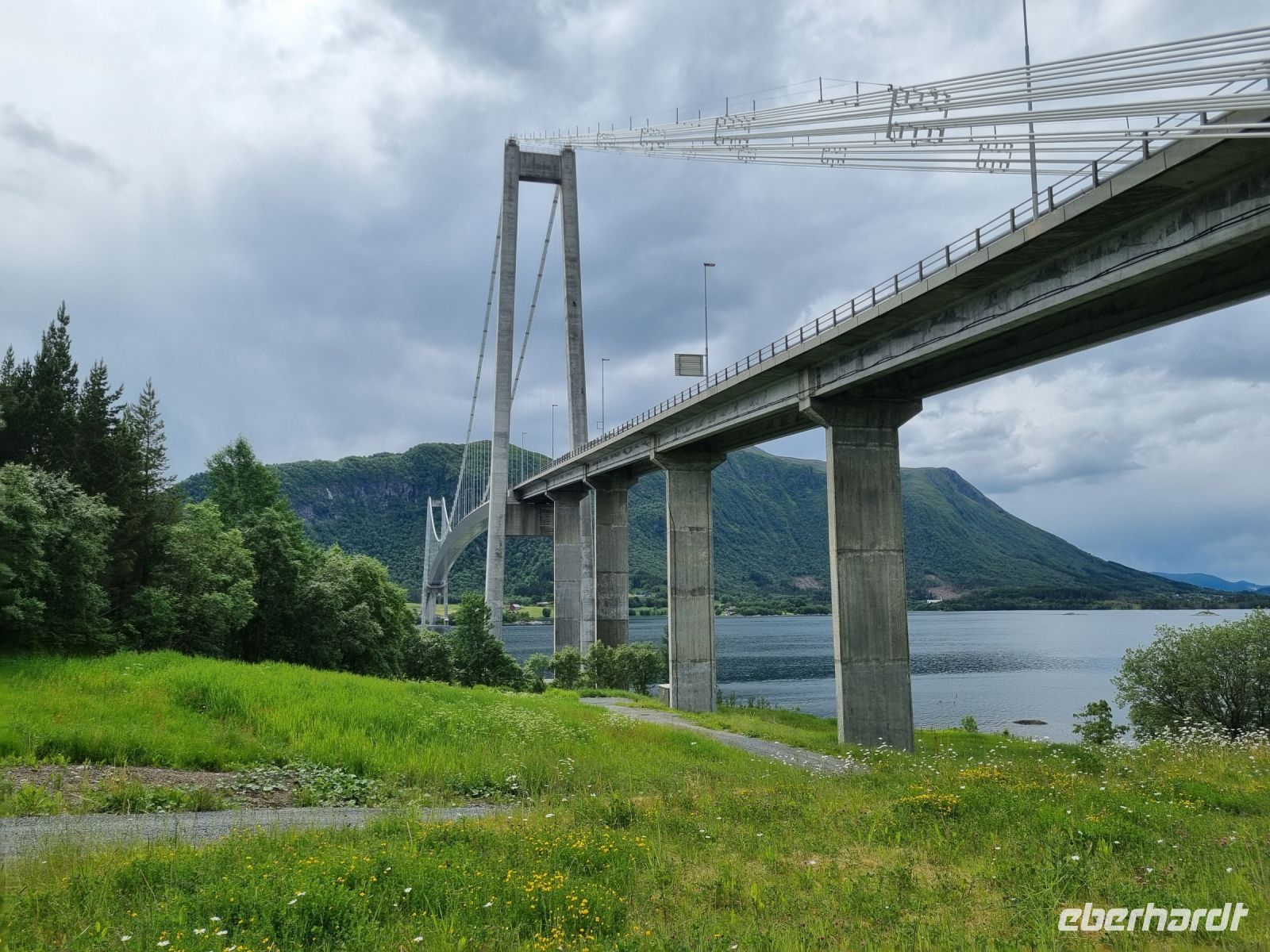 Gjemnessund-Hängebrücke