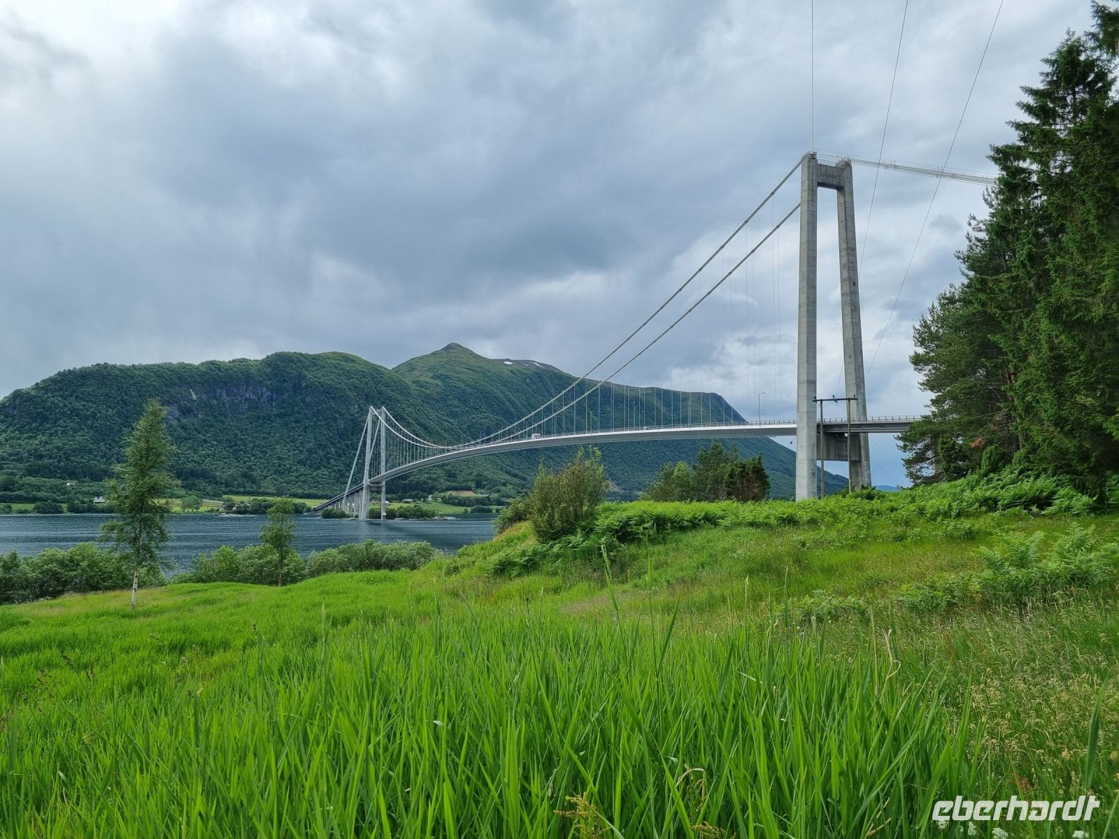 Gjemnessund-Hängebrücke
