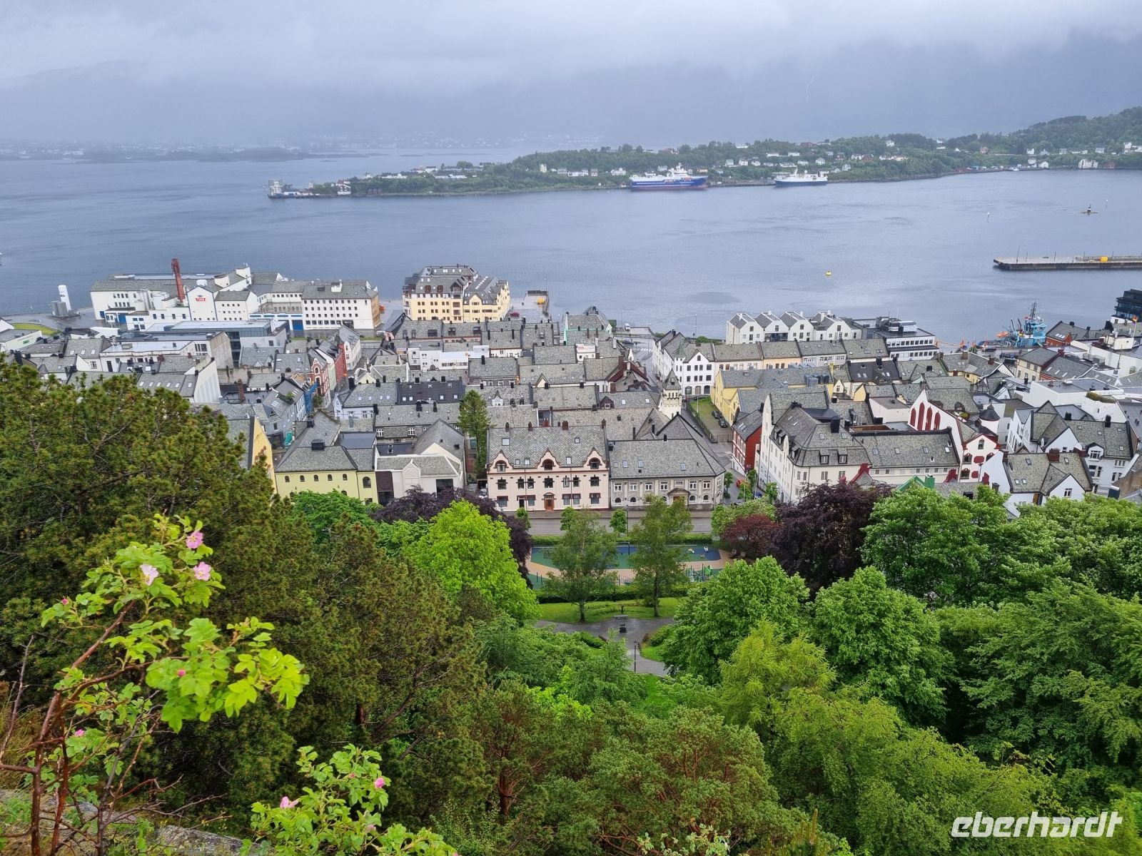 Ålesund - Ausblick vom Hausberg Aksla