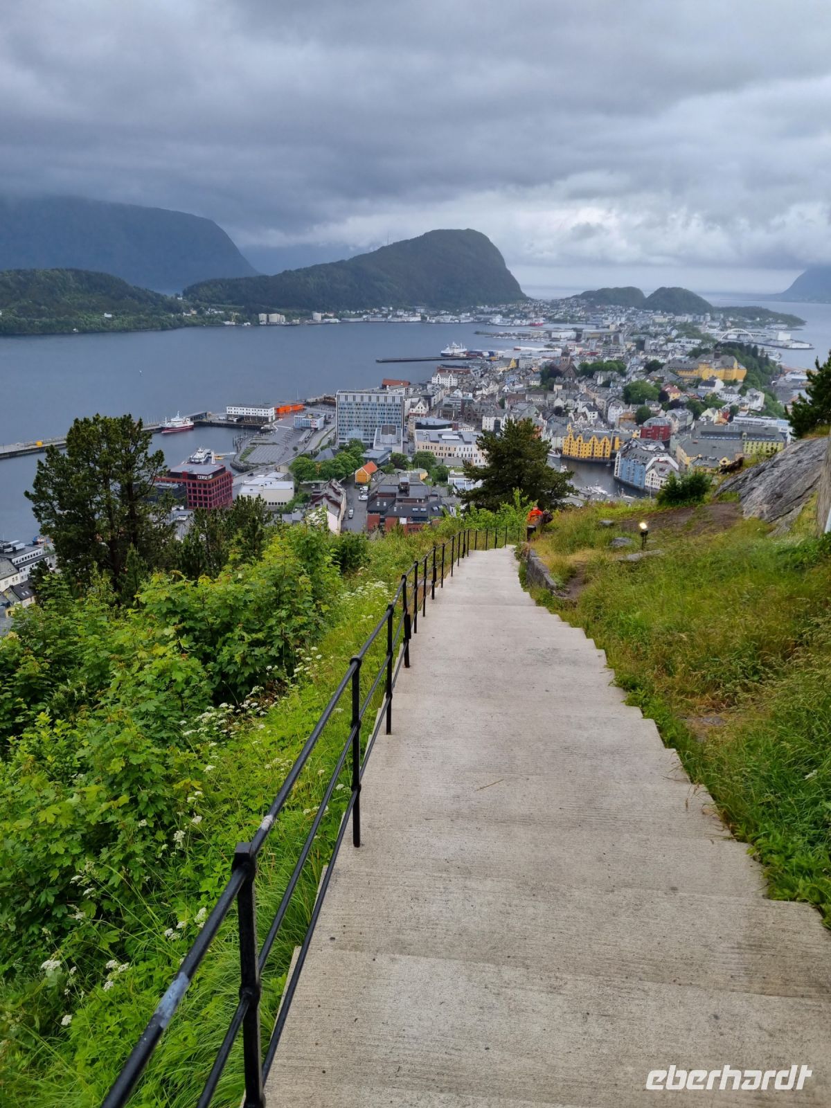 Ålesund - Ausblick vom Hausberg Aksla