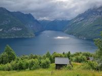 Sunnylvsfjord mit Blick zum Geirangerfjord 