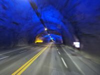 Lichthalle im Laerdaltunnel