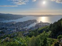 Bergen - Ausblick vom Hausberg Fløyen 