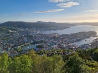 Bergen - Ausblick vom Hausberg Fløyen 