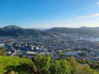 Bergen - Ausblick vom Hausberg Fløyen 