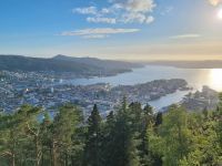 Bergen - Ausblick vom Hausberg Fløyen 