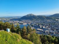 Bergen - Ausblick vom Hausberg Fløyen 
