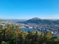 Bergen - Ausblick vom Hausberg Fløyen 