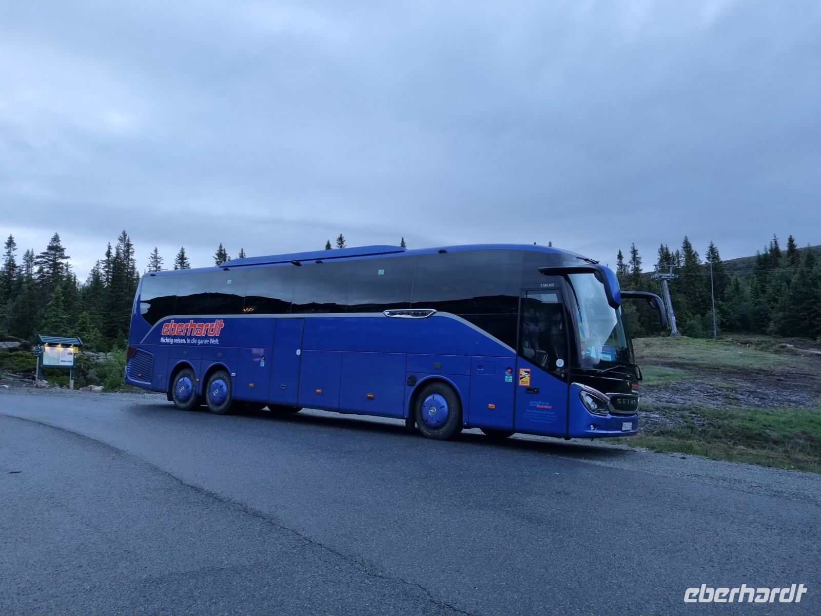 Norefjell - unser Reisebus...