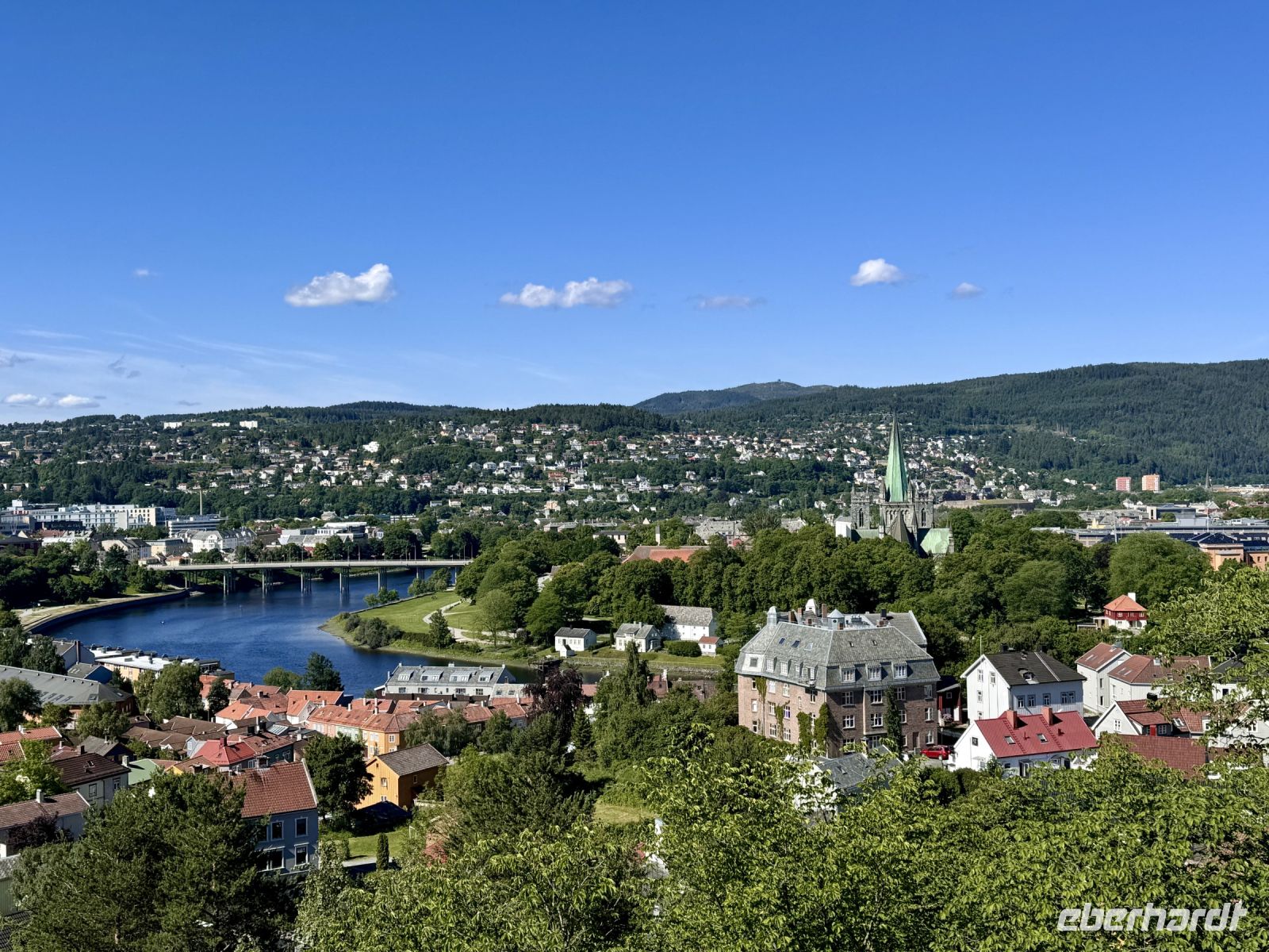 Tag 12 - Blick über Trondheim 