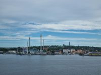 Stockholm - Blick von Södermalm zur Insel Djurgården (Gröna Lund) 