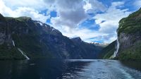 Schifffahrt auf dem Geirangerfjord