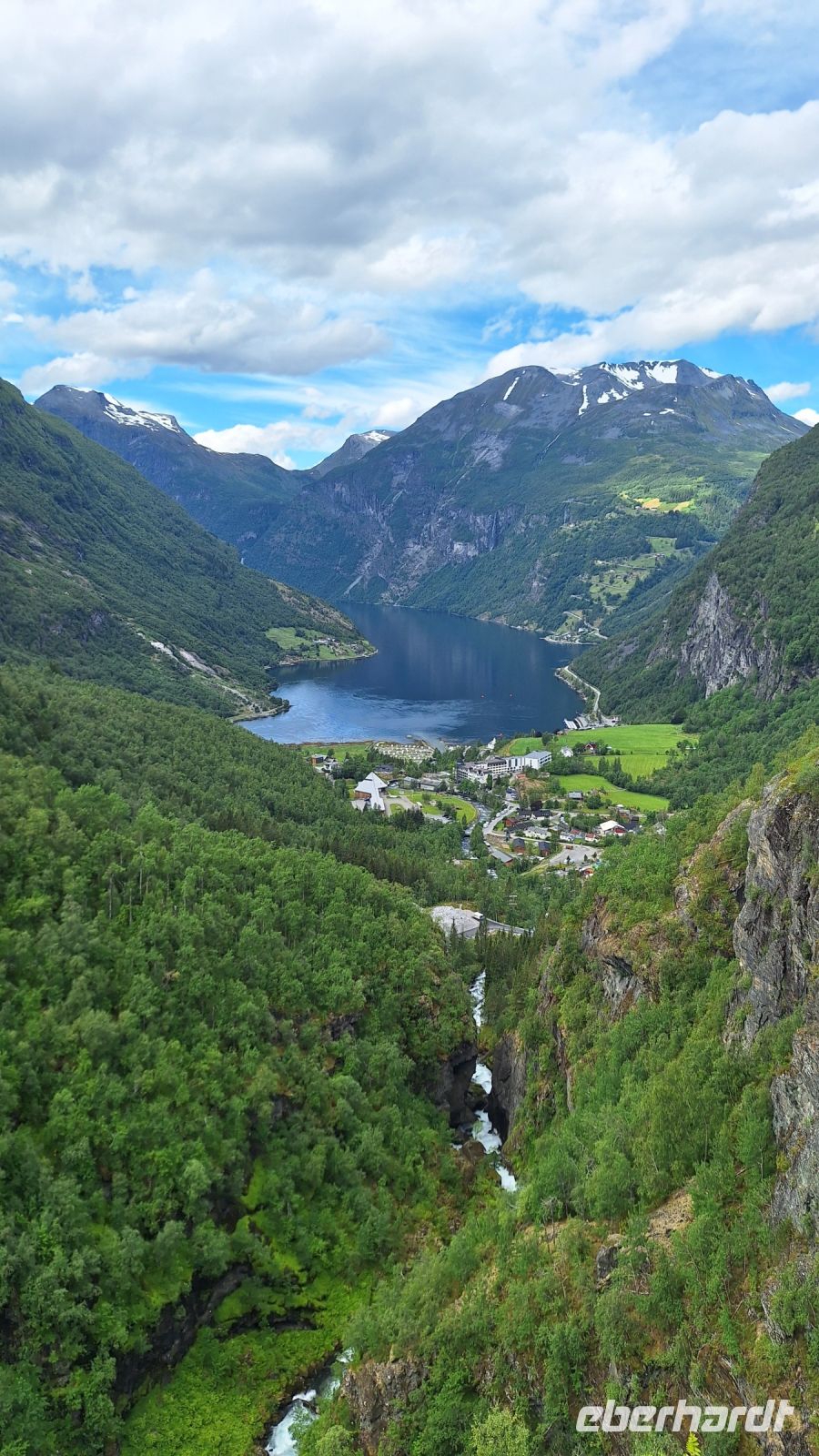 Blick auf den Geirangerfjord