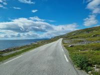 Fahrt entlang des Porsangerfjordes...