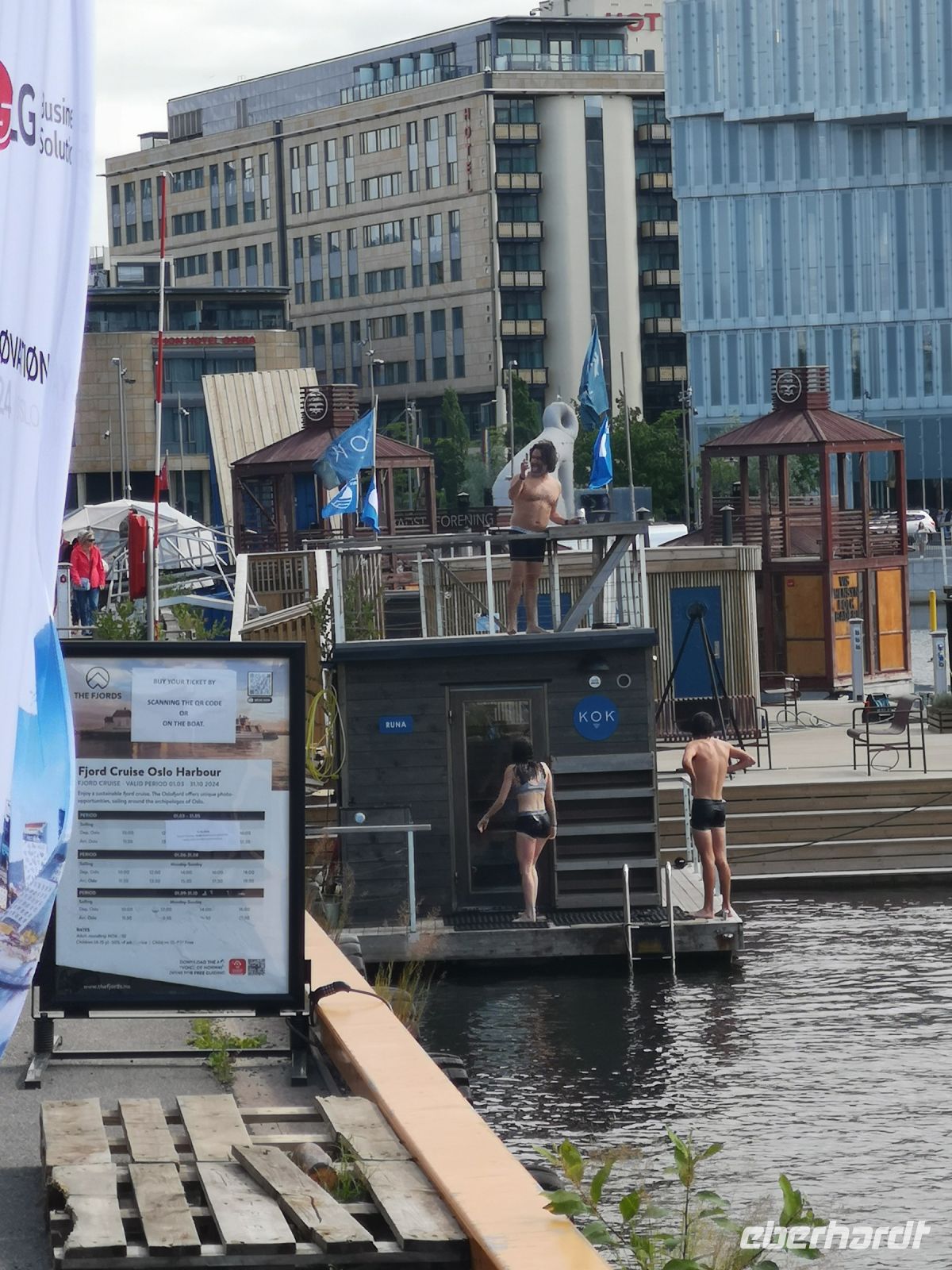 Oslo - Badestrand ist schon geöffnet