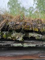 Die vielen Schichten von einem Dach von früher