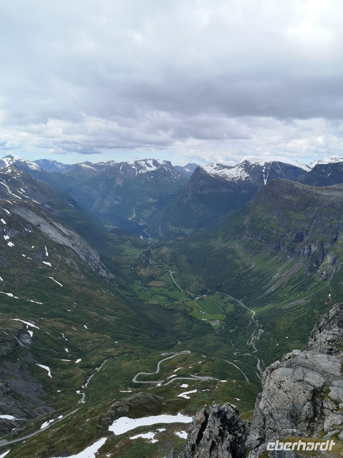 1400 m über Geiranger - Dalsnibba