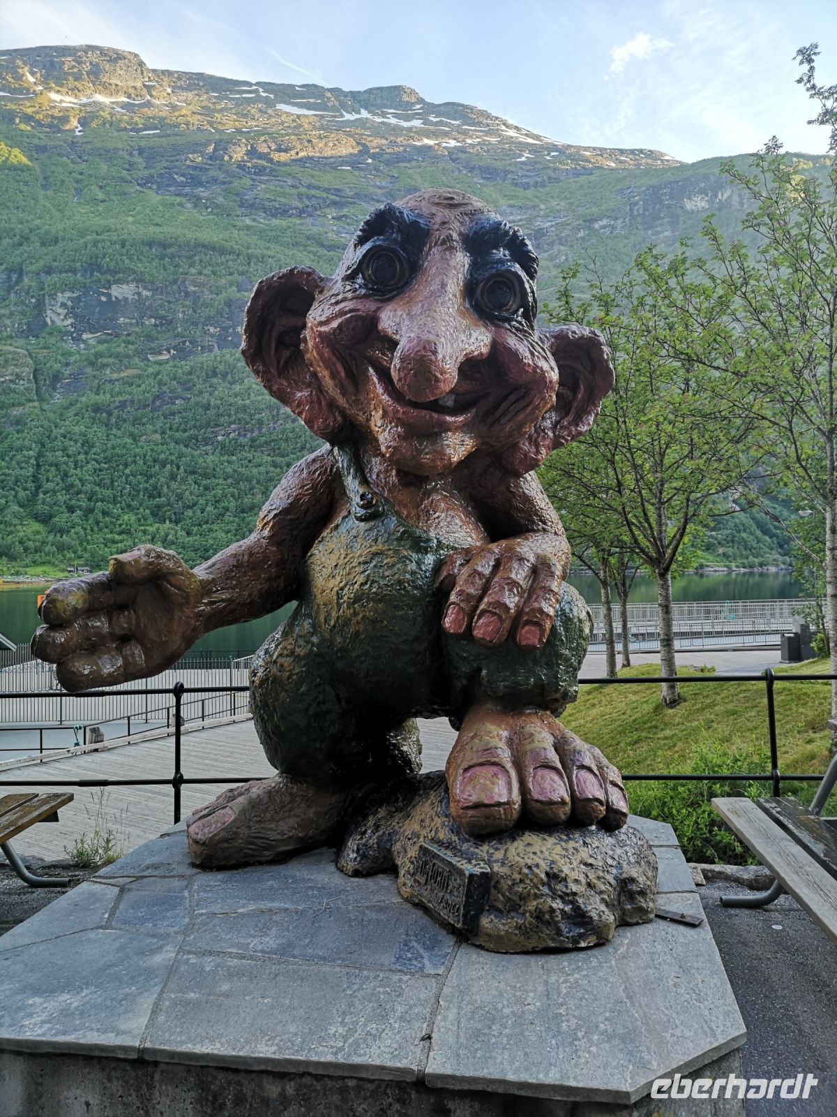Immer gut gelaunt - der Troll von Geiranger