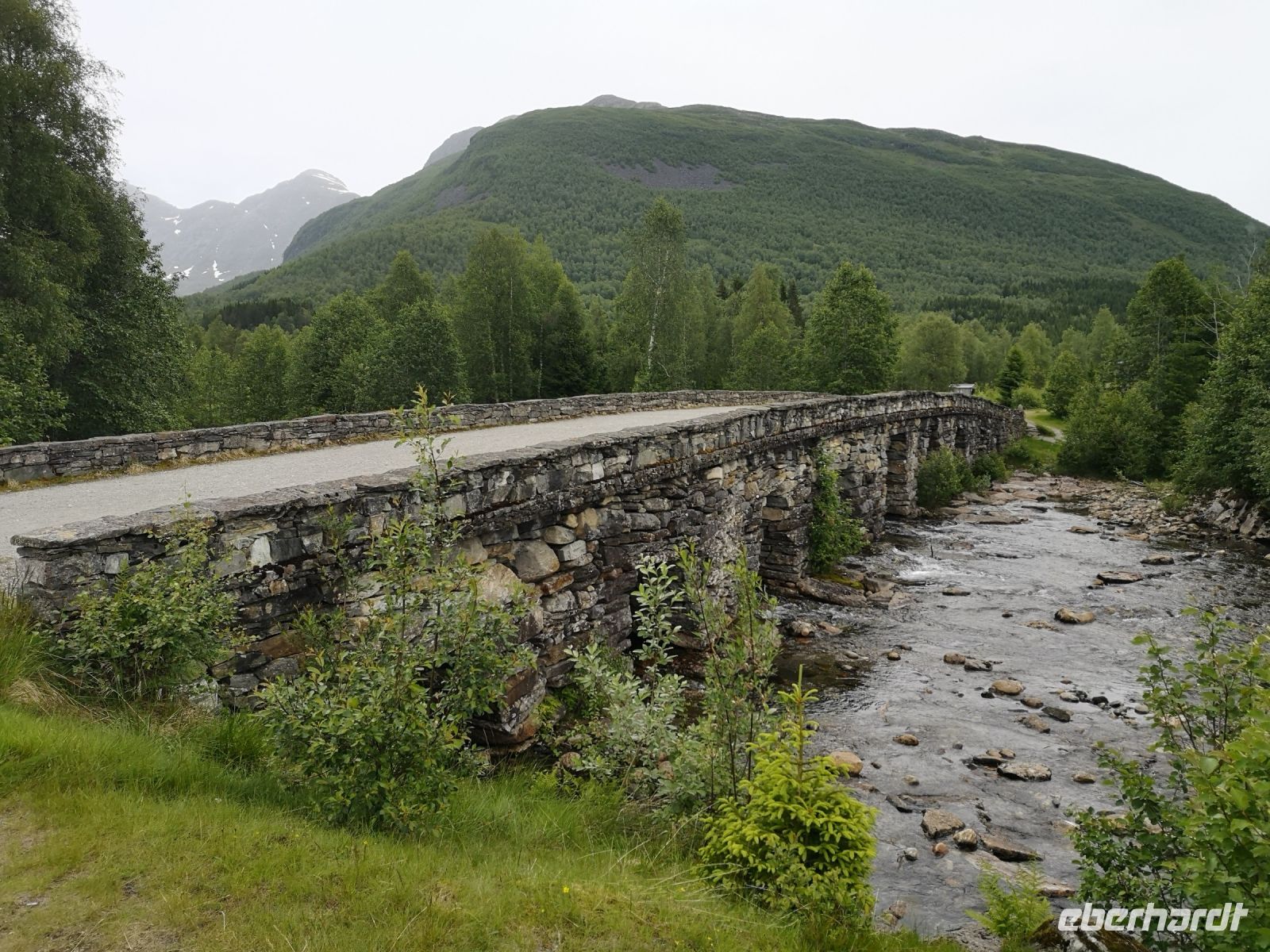 Die alte Horningsdalbrücke .......