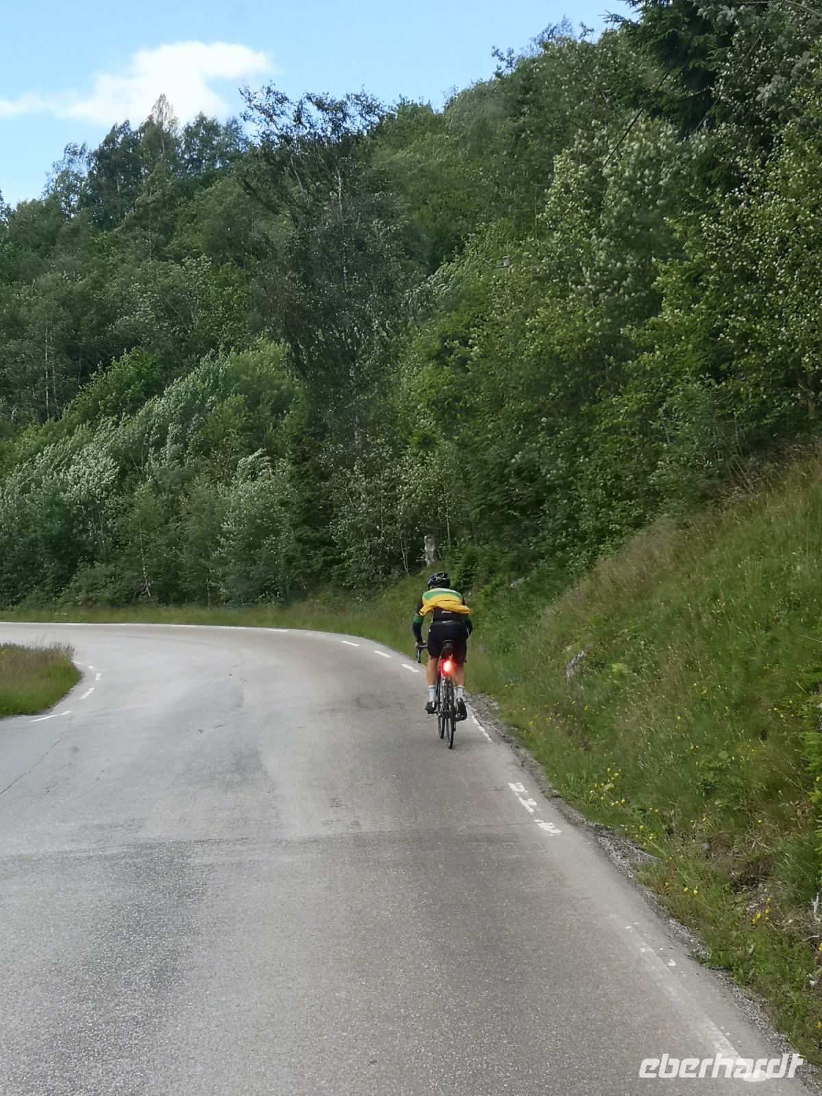 Viele Kilometer waren wir eine Eskorte