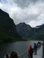 Auch wenn ´s regnet ist Naeroyfjord imposant