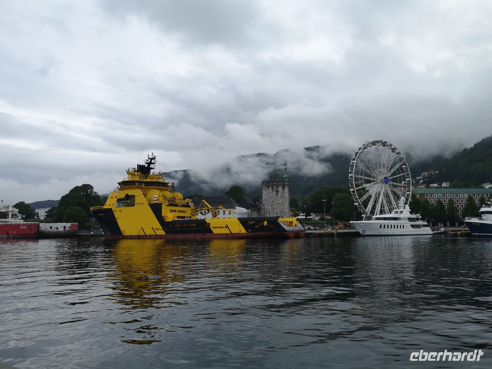 Das Schlepperschiff in Bergen