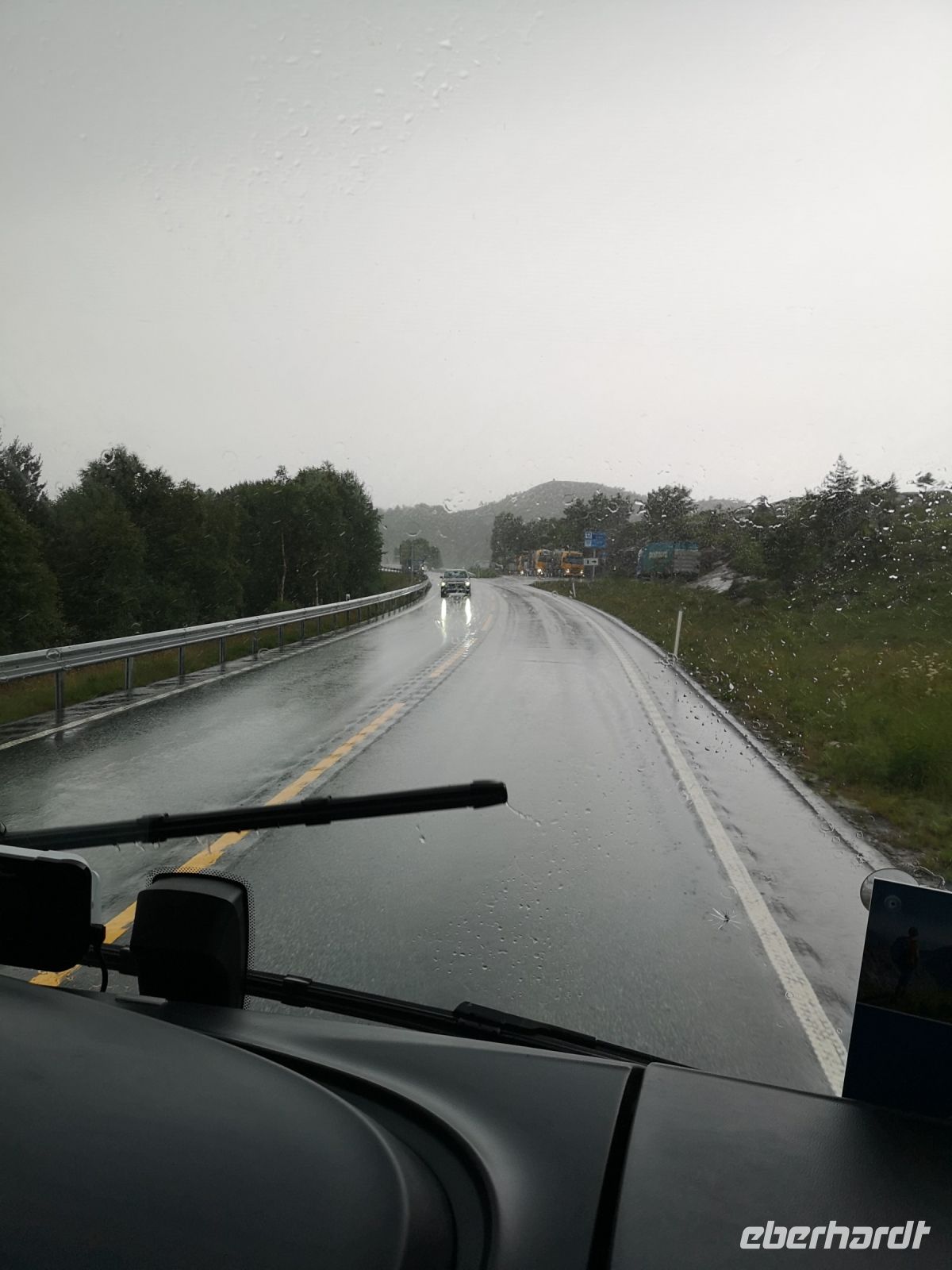 Draußen nass, drinnen trocken...