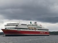 Mit dieser Fähre nehmen wir den Abschied von Norwegen