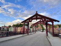 Tag 3 - Abendlicher Spaziergang durch Trondheim, Alte Stadtbrücke