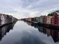 Tag 4 - Morgendlicher Spaziergang durch Trondheim, Bakklandet