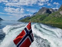 Schifffahrt von Svolvær zum Trollfjord...