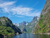 Einfahrt in den Trollfjord...