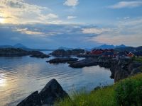 Abendstimmung in Mortsund... (heute ganz anders als gestern)