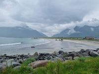 Lofoten (Insel Flakstadøy) - Skagsanden Beach bei Flakstad