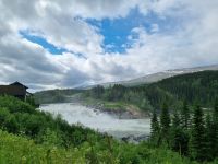 Laksforsen Wasserfall 