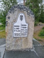Grenze zwischen Nordnorwegen und Mittelnorwegen (Nordland - Trøndelag)