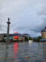 Trondheim - Marktplatz (Statue von Olav Tryggvason)