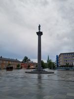 Trondheim - Marktplatz (Statue von Olav Tryggvason)