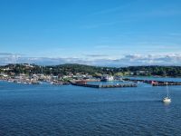 Ausfahrt aus dem Hafen von Göteborg...