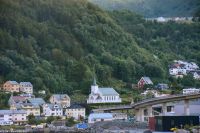 Kirche von Måløy in Vestlandet