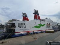 Da ist sie - Stena Scandinavica - unser schwimmendes Hotel