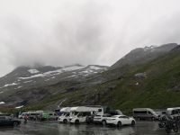 die letzten Schneeflecken und wenig Touristen 