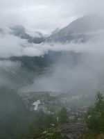 Nur für paar  Sekunden bekammen wir die Gelegenheit, Geirangerpanorama zu sehen 