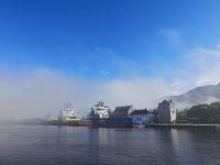 Bergen - die Versorgungsschiffe