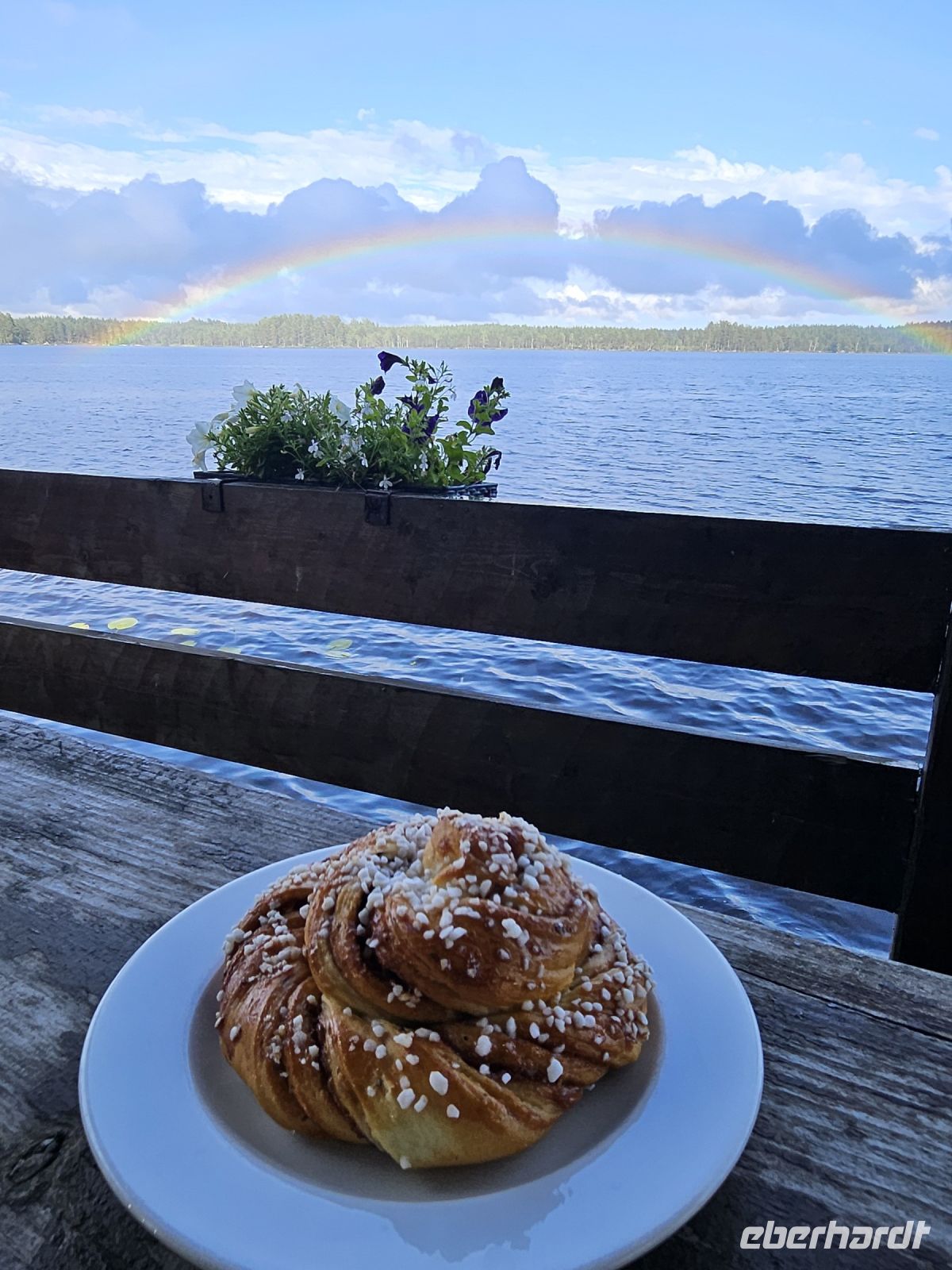 Zimtschnecke am Rastplatz Tre Änger 