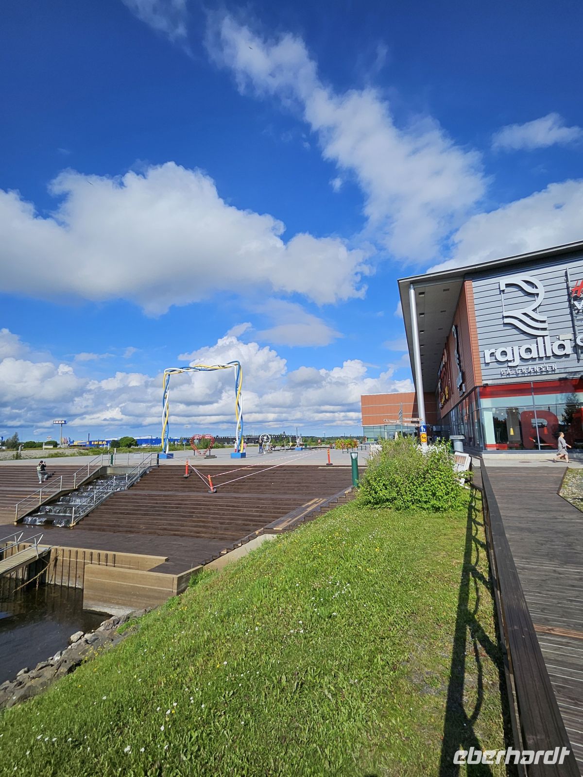 Shopping an der Grenze zu Finnland