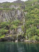 Wasserfall im Trollfjord