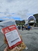 Trockenfischverkostung an der Fähre